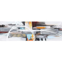 OLJNA SLIKA  180/55 cm   - večbarvno, Design, tekstil/les (180/55cm) - Monee