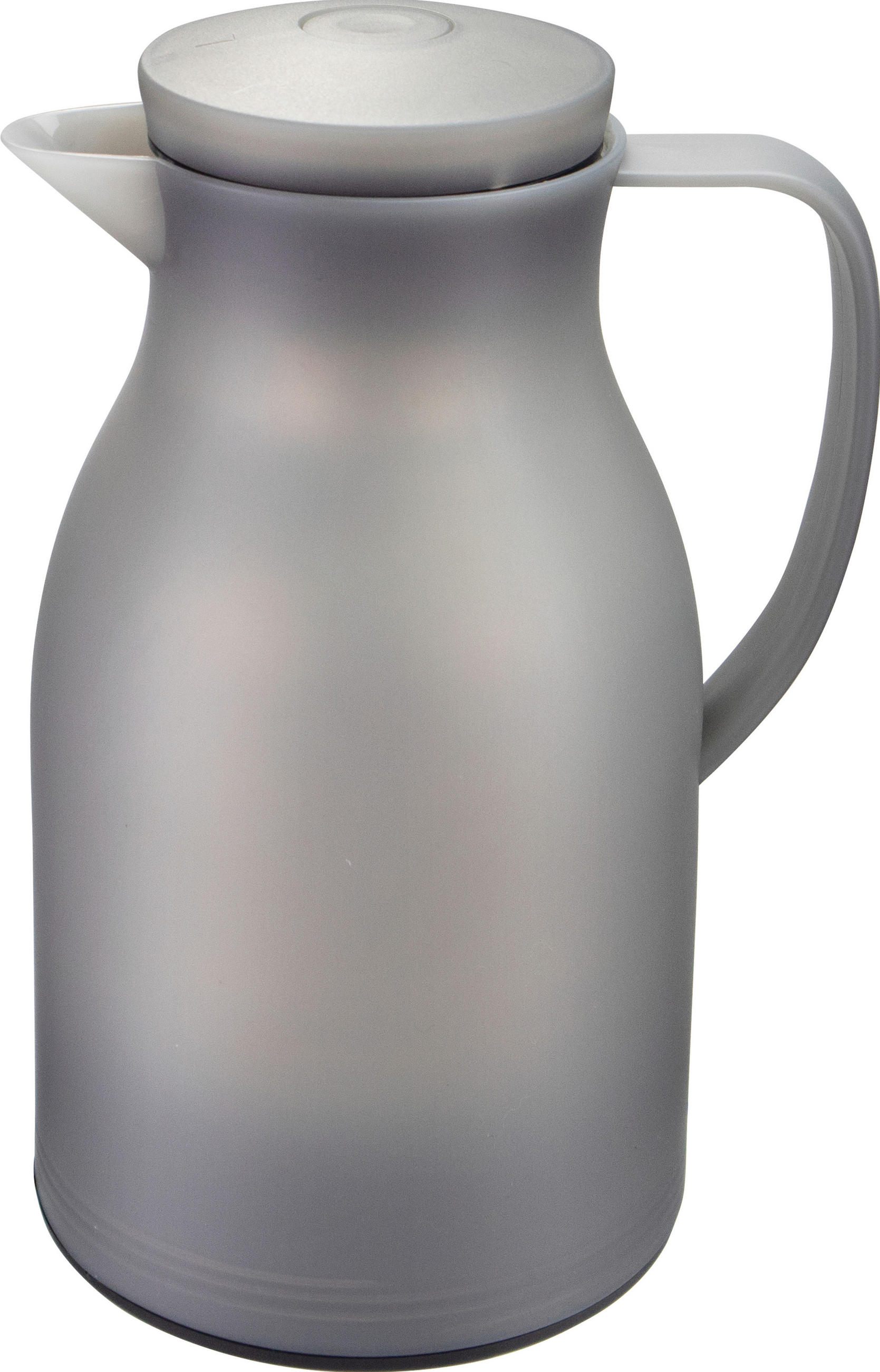 ISOLIERKANNE 1 L  - Hellgrau, Basics, Glas/Kunststoff (13,5/24cm) - Homeware Profession.