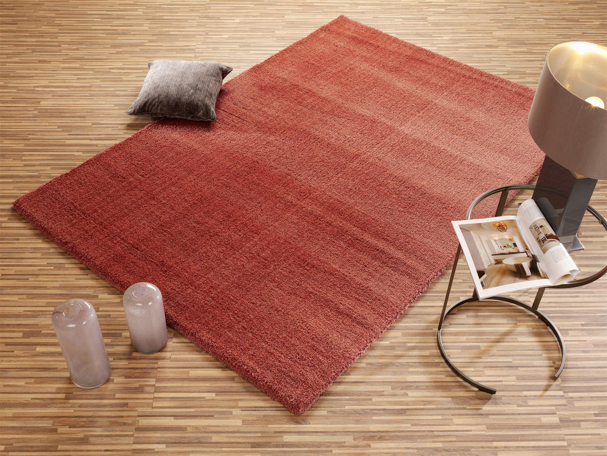 WEBTEPPICH 200/290 cm Soft Dream Rosa, Rot  - Rot/Rosa, Basics, Textil (200/290cm) - Novel