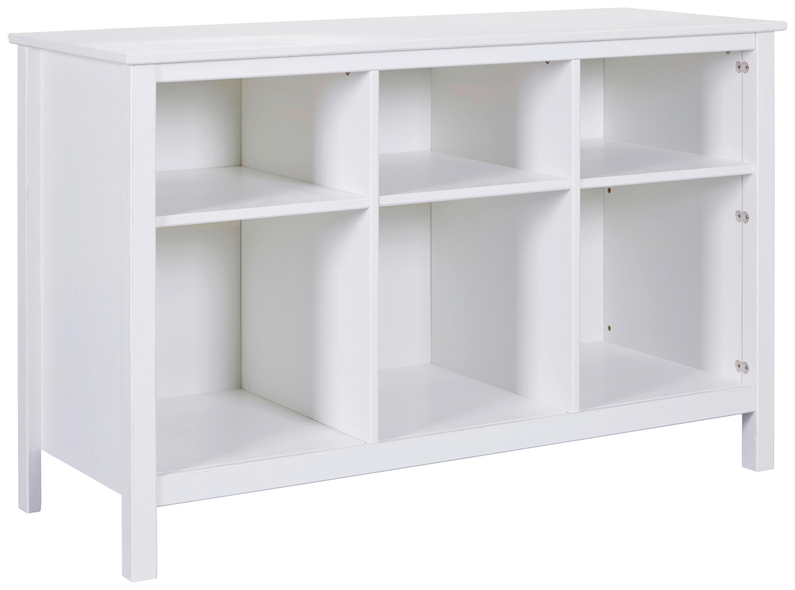 REGAL 122/76/45 cm bela  - bela, Design, les (122/76/45cm) - Livetastic