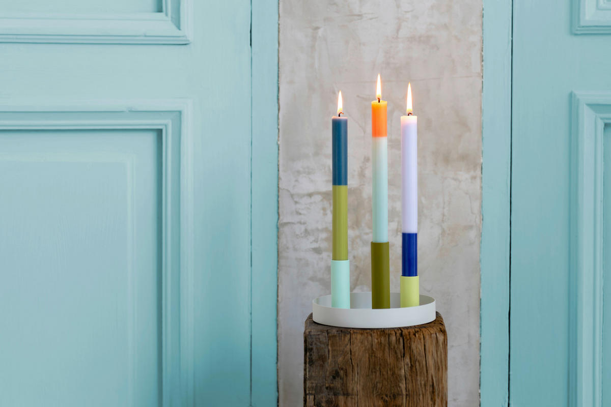 KERZENHALTER - Multicolor, Basics, Metall (17/17/2,5cm)
