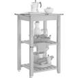 SERVIERWAGEN Buche massiv Buchefarben  - Buchefarben, Trend, Holz/Kunststoff (53/85/46cm) - Carryhome