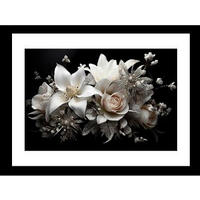 BILD Blumen  - Multicolor, Basics, Textil (30/40/1.5cm) - Euroart