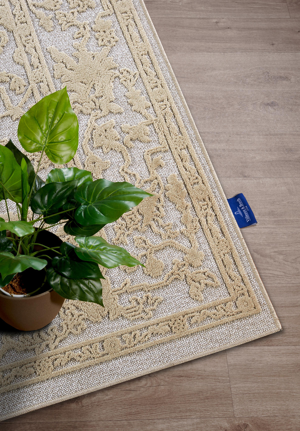 FLACHWEBETEPPICH 200/290 cm Kollektion 1879 Creme  - Creme, Design, Textil (200/290cm) - Villeroy & Boch