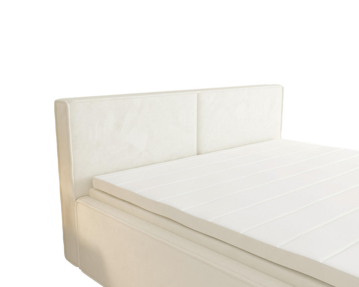 BOXBETT 180/200 cm  in Beige  - Beige, MODERN, Textil (180/200cm) - MID.YOU