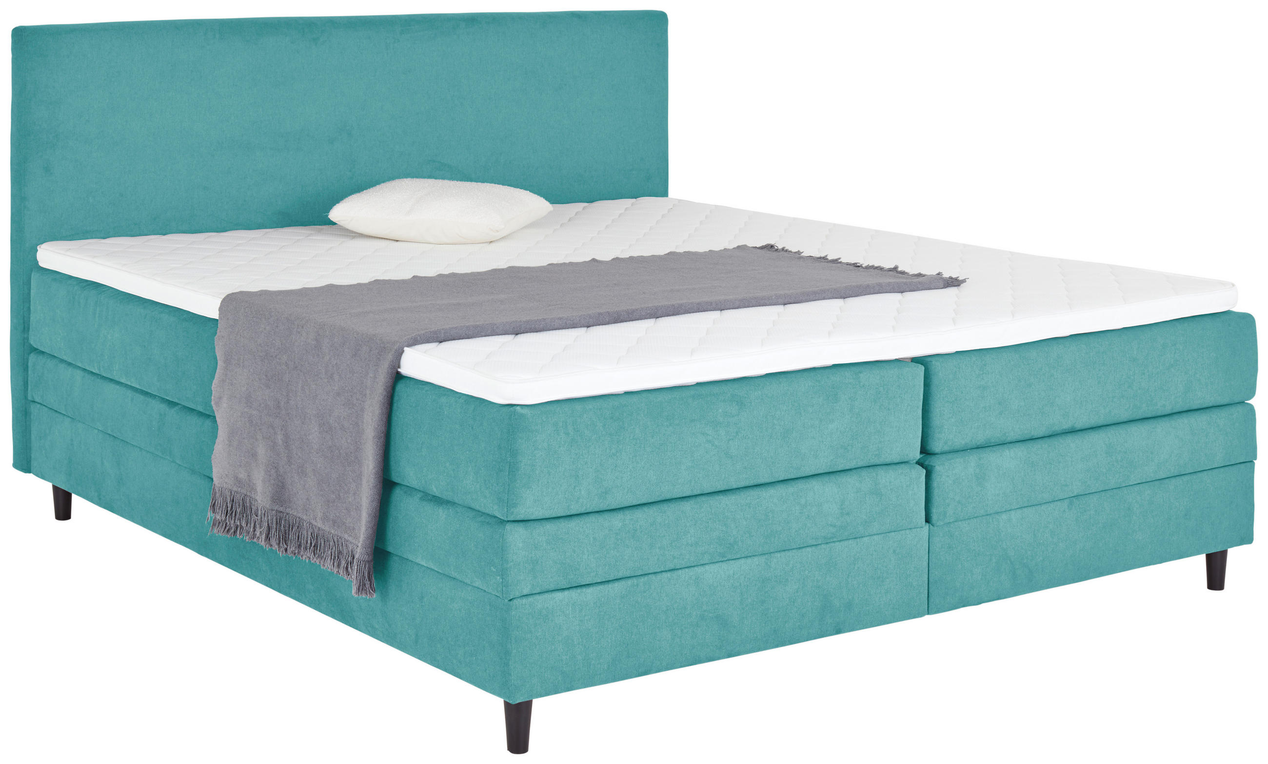 Boxspringbett mit Topper & Bettkasten 160x200 Kleopatra