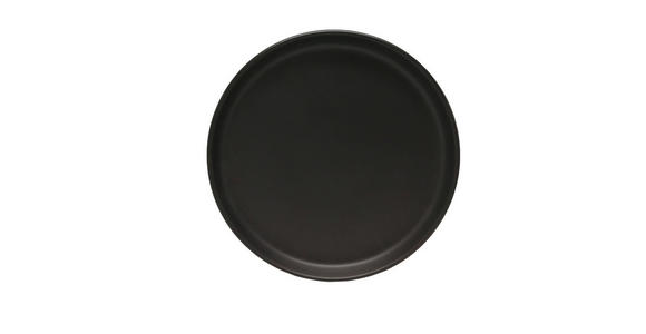 SPEISETELLER Schwarz 27 cm Salerno  - Schwarz, Trend, Keramik (27cm) - Novel