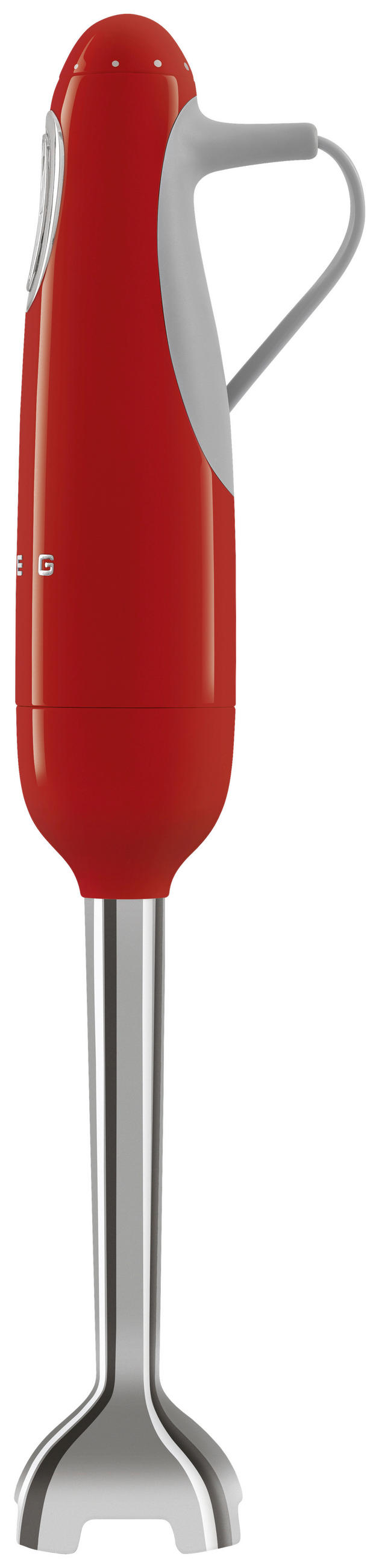 STABMIXER 50'S STYLE  - Edelstahlfarben/Rot, Basics, Kunststoff/Metall (6,5/41,4/6,5cm) - SMEG