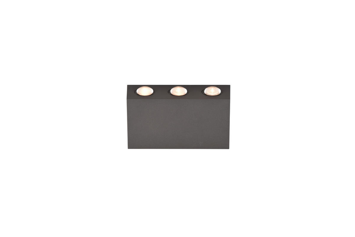 ZUNANJA STENSKA SVETILKA  CLYDE      14/8,5 cm       - antracit, Basics, kovina (14/8,5cm)