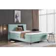 BOXBETT 180/200 cm  in Mintgrün  - Schwarz/Mintgrün, Design, Holz/Holzwerkstoff (180/200cm) - Xora