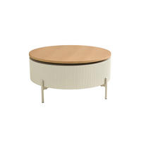 COUCHTISCH 80/80/40 cm Holzwerkstoff Stauraum  - Eiche Bianco, Modern, Holzwerkstoff (80/80/40cm) - Schöner Wohnen