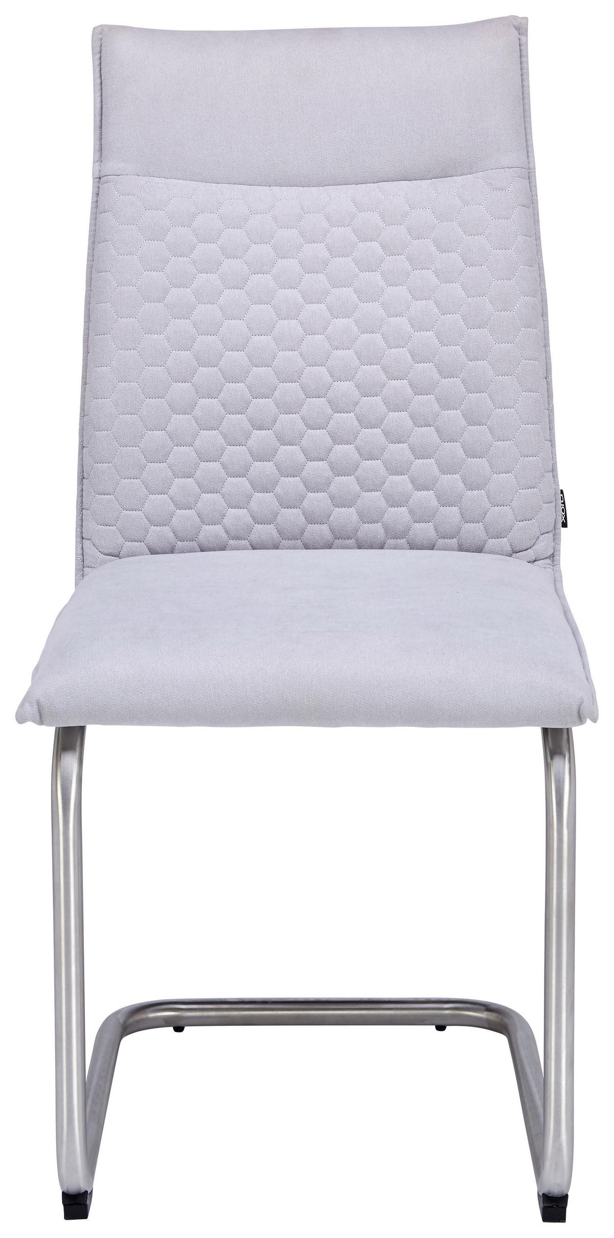 SCAUN BUCATARIE din metal, textil gri deschis  - gri deschis/culoare inox, Design, metal/textil (47/92/59cm) - Xora