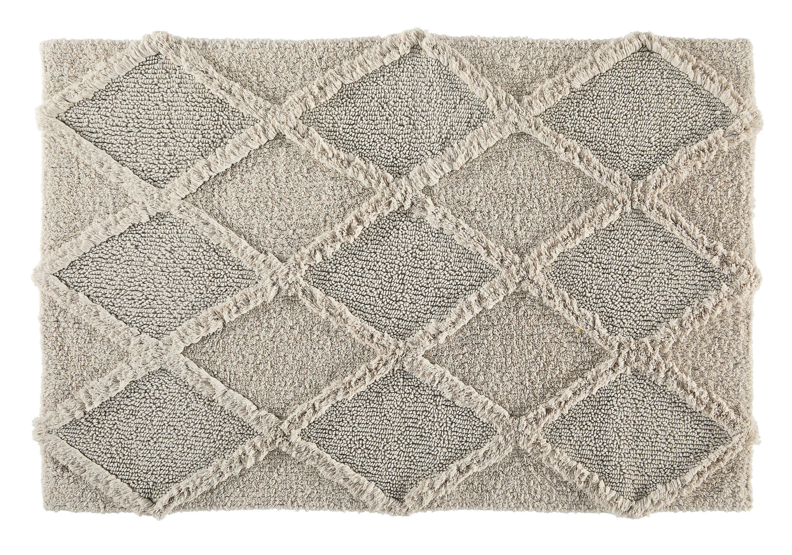 BADEMATTE 60/90 cm Silberfarben  - Silberfarben, Textil (60/90cm) - Esposa