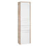 MIDISCHRANK - Chromfarben/Eichefarben, Design, Holzwerkstoff/Kunststoff (40/160/33cm) - Xora MIDISCHRANK - Chromfarben/Eichefarben, Design, Holzwerkstoff/Kunststoff (40/160/33cm) - Xora