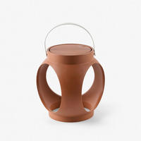AKKU-TISCHLEUCHTE Candela 23/20/24 cm   - Terracotta, Design, Stein (23/20/24cm)