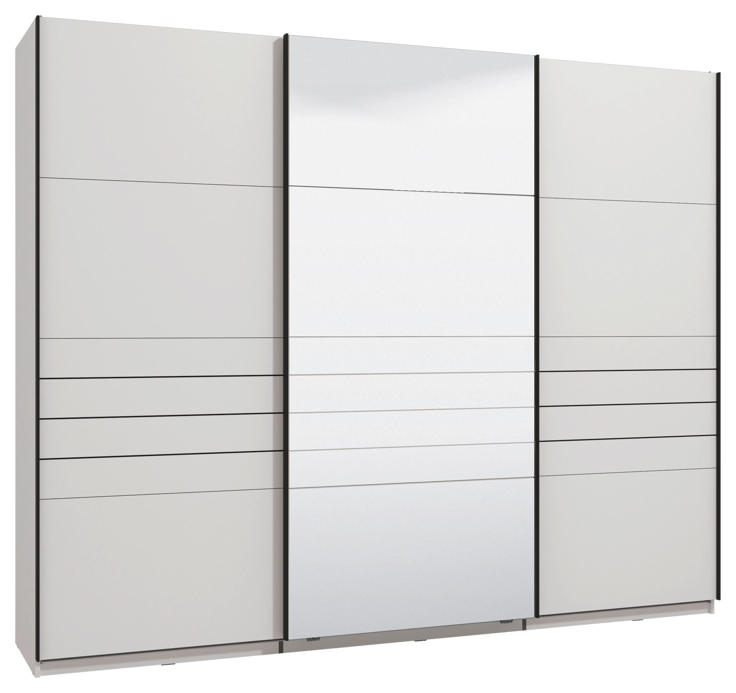 Mid.you Schwebetürenschrank Weiß 270x217.5x61 cm