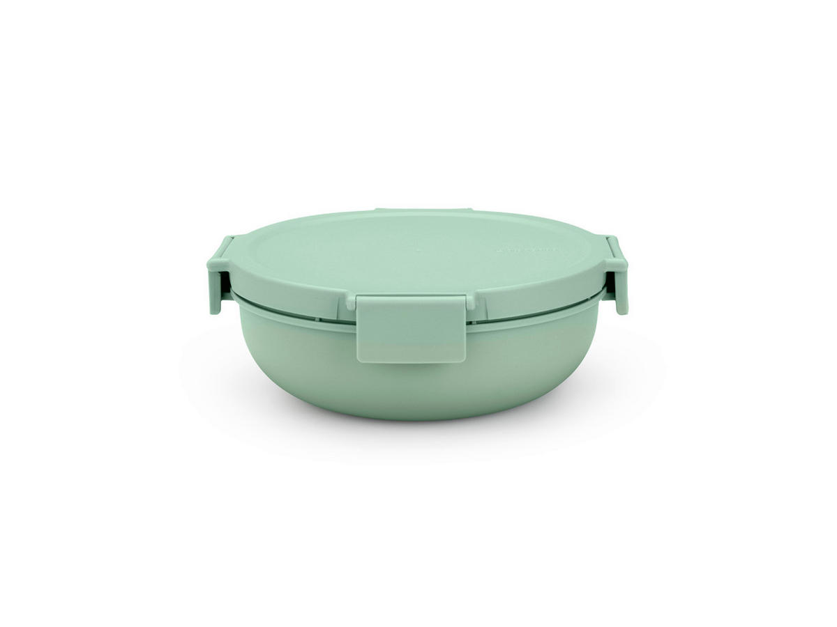 KRABIČKA NA OBĚD plast  1,3 l - zelená, Basics, plast (21/7.5/21cm) - Brabantia