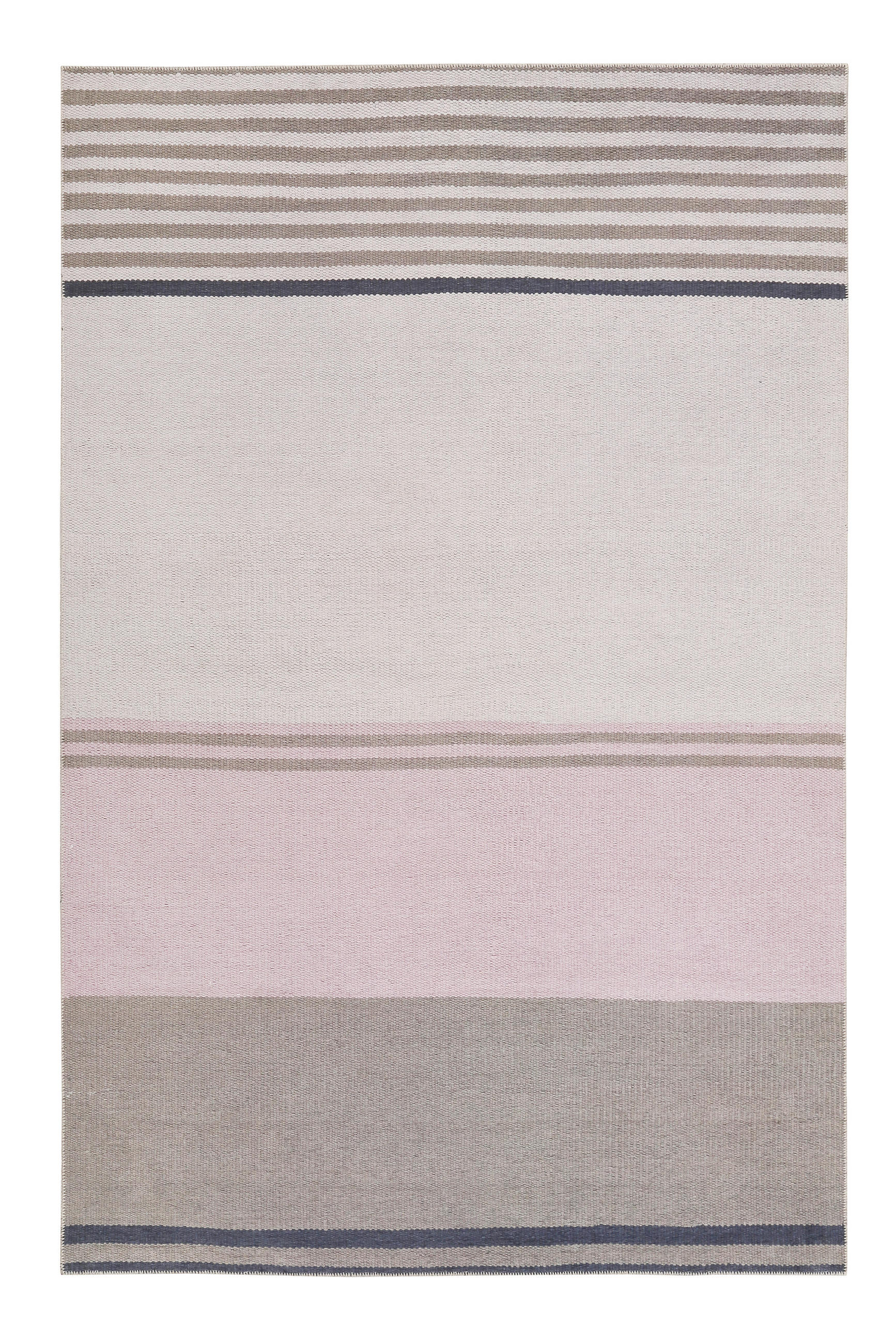 FLACHWEBETEPPICH 120/170 cm Camps Bay Braun, Rosa, Beige  - Beige/Braun, KONVENTIONELL, Textil (120/170cm) - Esprit