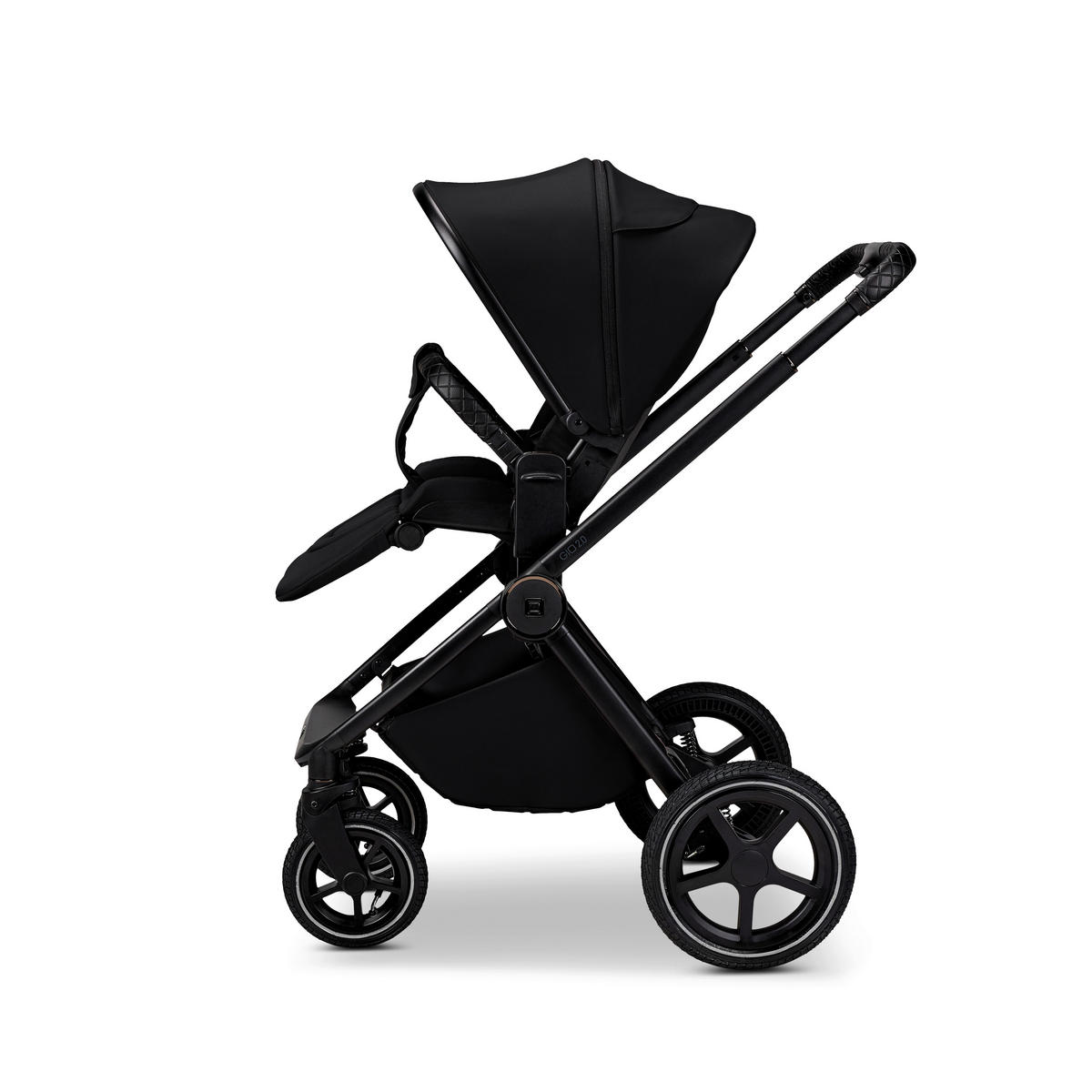 KOMBIKINDERWAGEN  Gio 2.0  Onyx  - Schwarz, Basics (84/61/114cm) - Moon