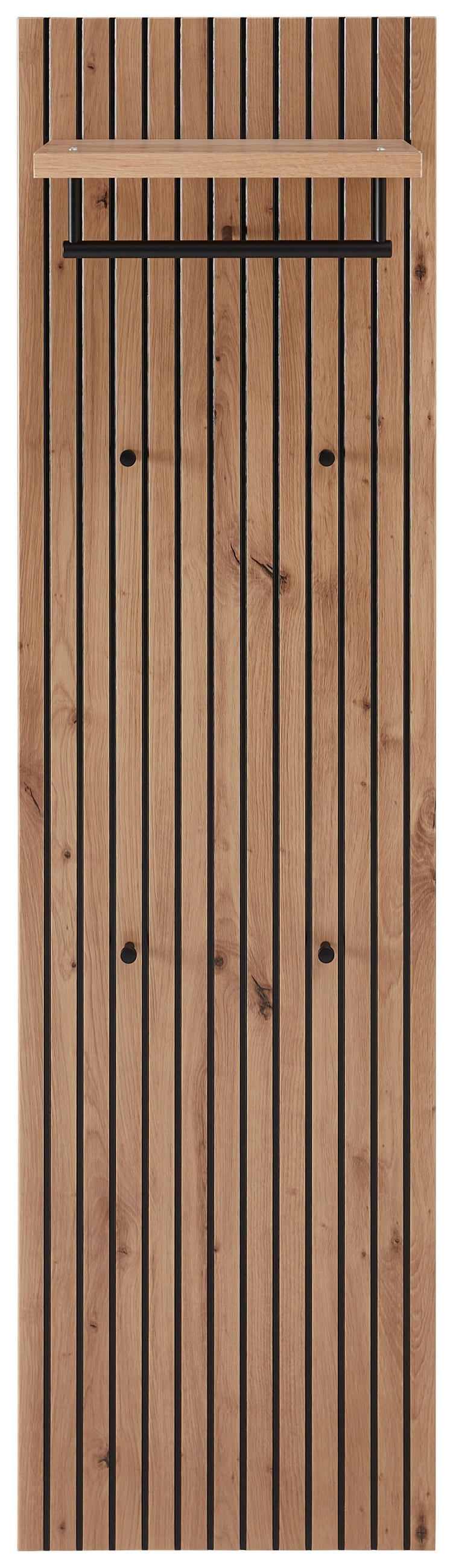 PANEL ZA ODLAGANJE KAPUTA  hrast artisan   pločasti materijal  - hrast artisan, Moderno, pločasti materijal (42/151/30cm) - Voleo