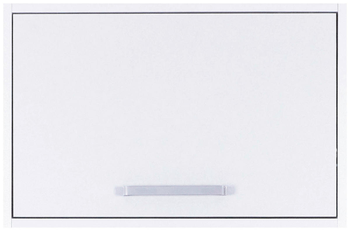 AUFSATZSCHRANK 67/44/68 cm  in  - Silberfarben/Weiß, MODERN, Holzwerkstoff/Metall (67/44/68cm) - home24