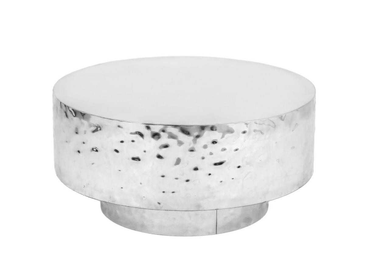 COUCHTISCH  in Metall  - Silberfarben, Design, Metall (76/37/76cm) - Livetastic