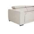ECKSOFA Beige Struktur  - Beige/Schwarz, Design, Kunststoff/Textil (284/205cm) - Xora