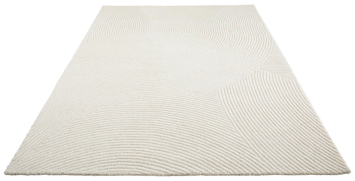WOLLTEPPICH 160/230 cm Weiß  - Weiß, Natur, Textil (160/230cm) - Novel