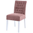 STUHL  Stoffauswahl, Typenauswahl Chenille  - Altrosa/Weiß, KONVENTIONELL, Holz/Textil (46,5/91/65cm) - Cantus