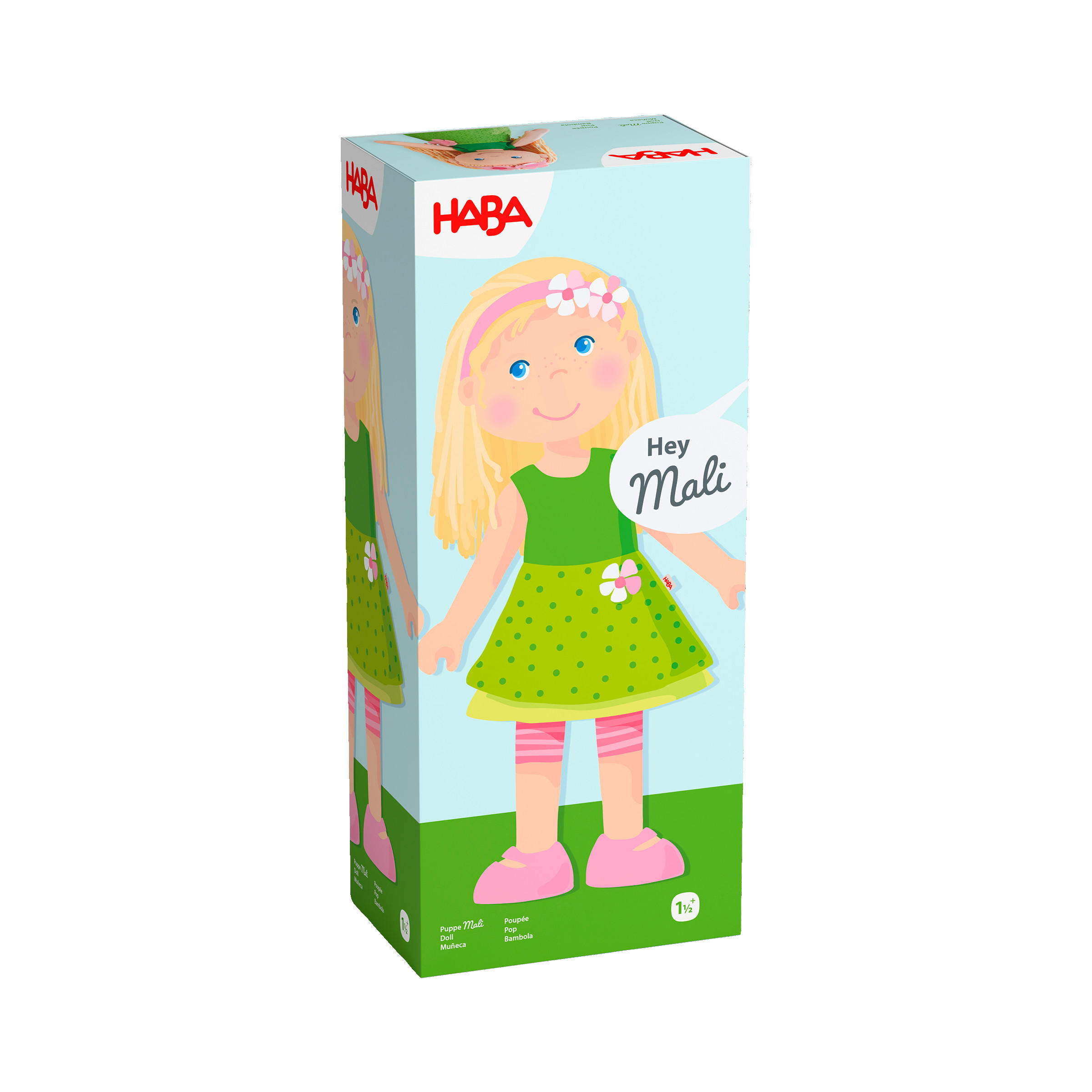 SPIELPUPPE - Multicolor, Basics, Textil (10/12/30cm) - Haba