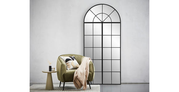 WANDSPIEGEL 100/217/2,5 cm    in  - Schwarz, Trend, Glas/Holzwerkstoff (100/217/2,5cm) - Landscape