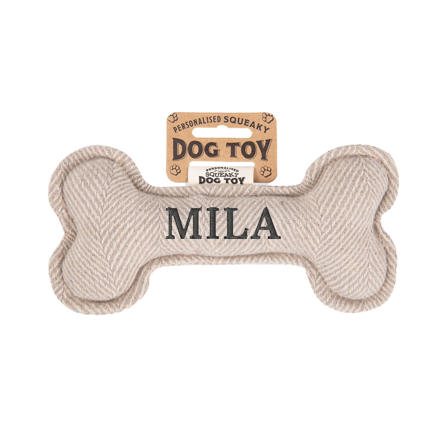 HUNDESPIELZEUG - Creme, Trend, Textil (20/4/10cm)