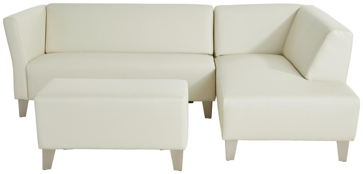 GARTENSET Lederlook  - Hellgelb, Design, Textil (230/164cm) - Livetastic