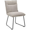 STUHL - Ecru/Schwarz, Design, Textil/Metall (47/87/62cm) - Johann Jakob