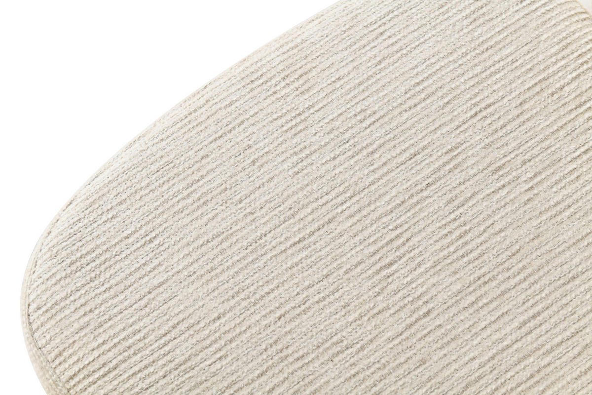 ARMLEHNSTUHL  in Eisen Leinenoptik  - Beige/Schwarz, Basics, Holz/Textil (60/81/62cm) - Livetastic