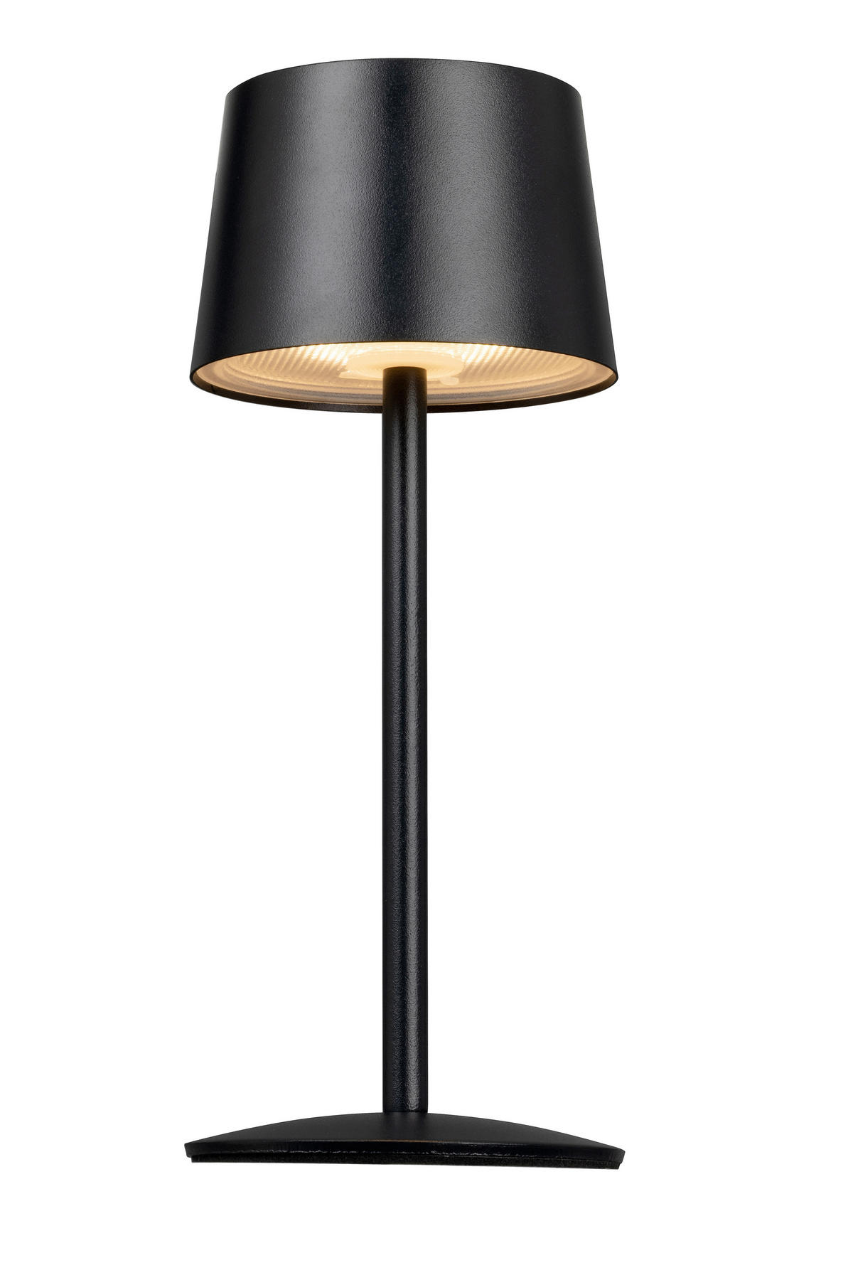 STOLNÍ LAMPA NA BATERIE, 9/22 cm  - černá, Basics, kov (9/22cm) - Novel