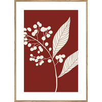 KUNSTDRUCK 51,2/71,2 cm  - Eichefarben/Multicolor, Design, Holzwerkstoff/Textil (51,2/71,2cm) - Monee