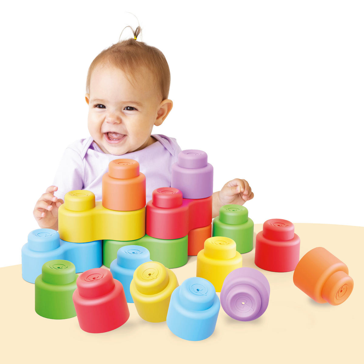 BAUSTEINE  - Multicolor, Basics, Kunststoff (20/25/14cm)