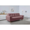 SCHLAFSOFA Noret in Beere  - Beere/Buchefarben, Design, Holz/Textil (222/93/99cm) - MID.YOU