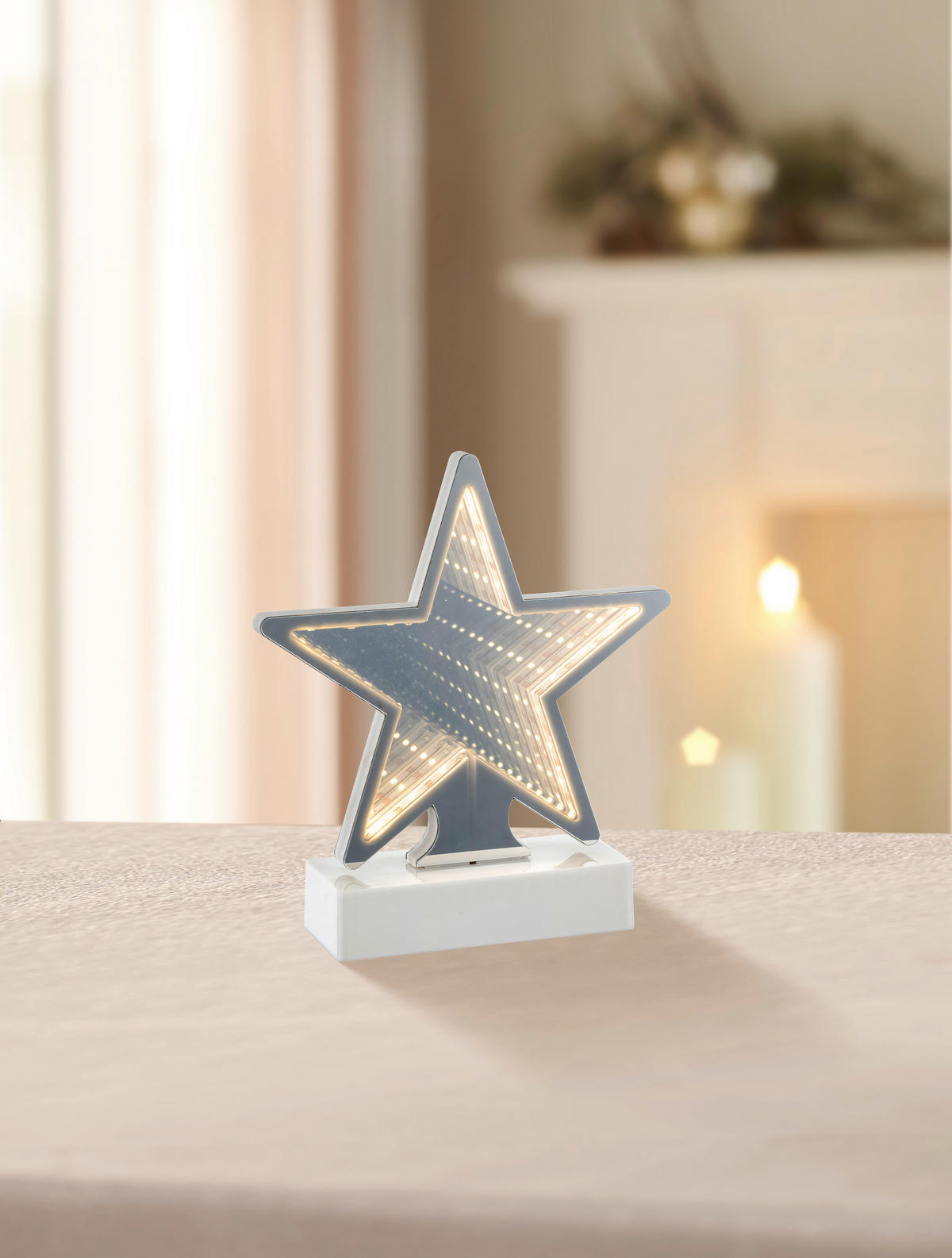 DEKOSTERN  - Transparent, LIFESTYLE, Kunststoff (14,6/20/5,5cm) - X-Mas