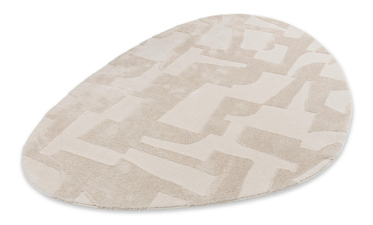 WEBTEPPICH 160/230 cm Blaze Weiß  - Weiß, Design, Textil (160/230cm) - Schöner Wohnen