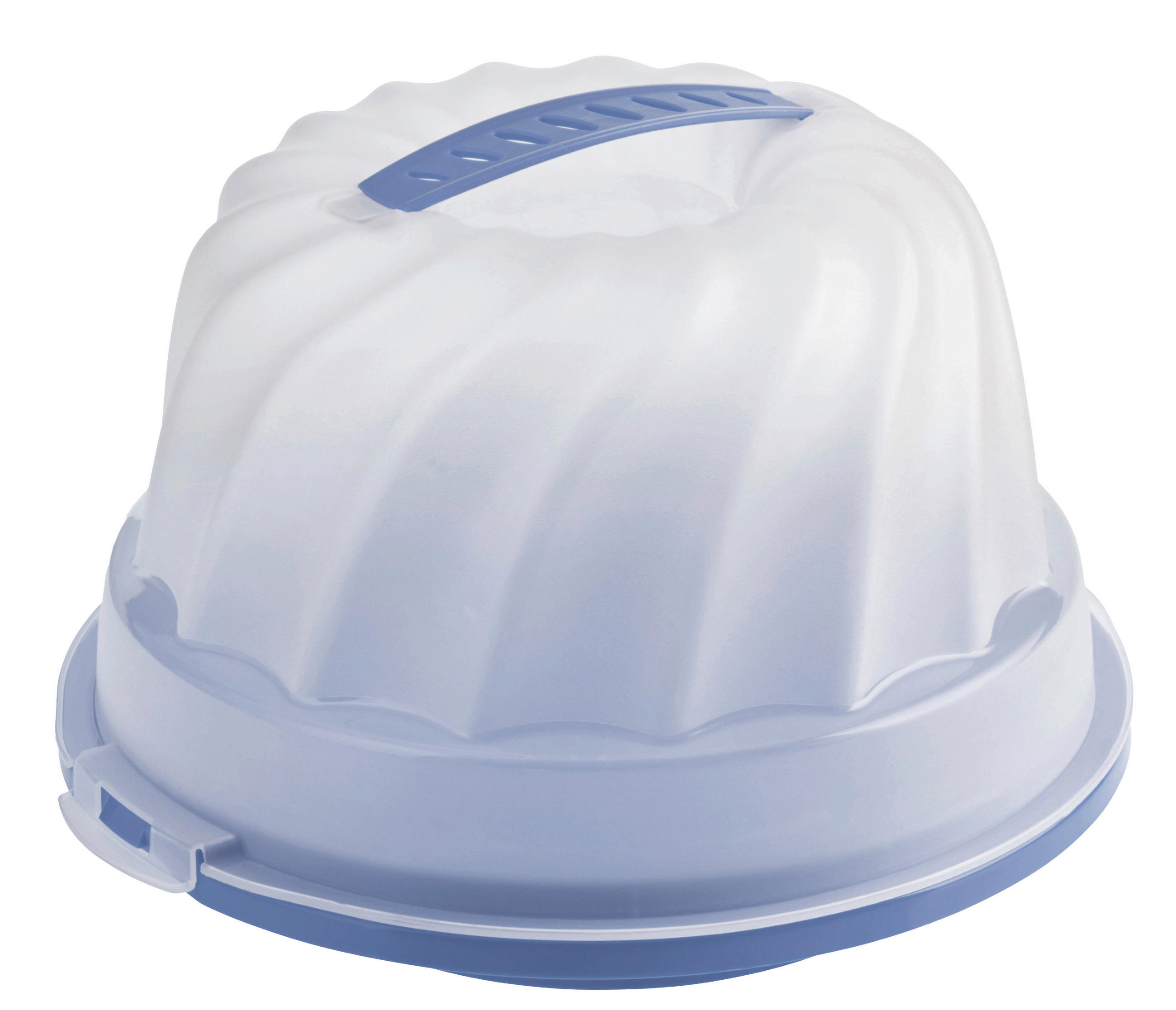 GUGELHUPFBEHÄLTER  - Transparent/Weiß, Basics, Kunststoff (30,5/28,5/17,5cm) - Rotho