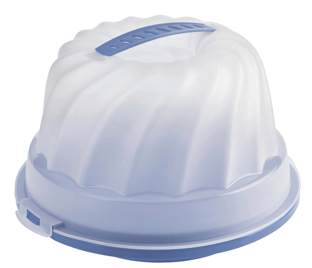 GUGELHUPFBEHÄLTER  - Transparent/Weiß, Basics, Kunststoff (30,5/28,5/17,5cm) - Rotho