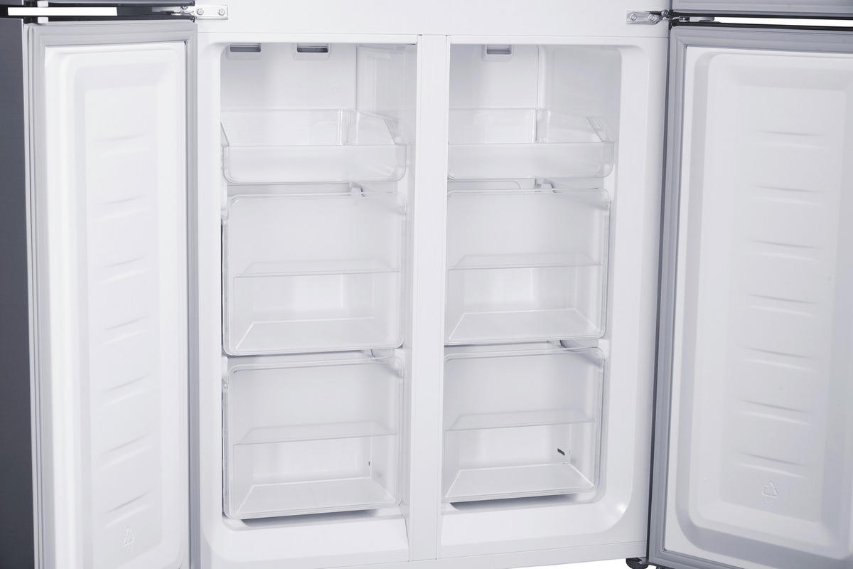 MULTI-DOOR W-CD 362 NFD E IX  - Silberfarben, Konventionell, Kunststoff/Metall (79/180/62cm) - Wolkenstein