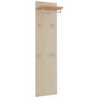 GARDEROBENPANEEL  in 42/170/27 cm  - Eichefarben/Sahara, Design, Glas/Holz (42/170/27cm)