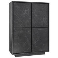 HIGHBOARD  92/145/43 cm  - Anthrazit, Design, Holzwerkstoff (92/145/43cm) - MID.YOU
