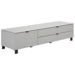 TV-ELEMENT Grau, Hellgrau  165/41,1/52,5 cm  - Hellgrau/Schwarz, Design, Glas/Holzwerkstoff (165/41,1/52,5cm) - Hom`in