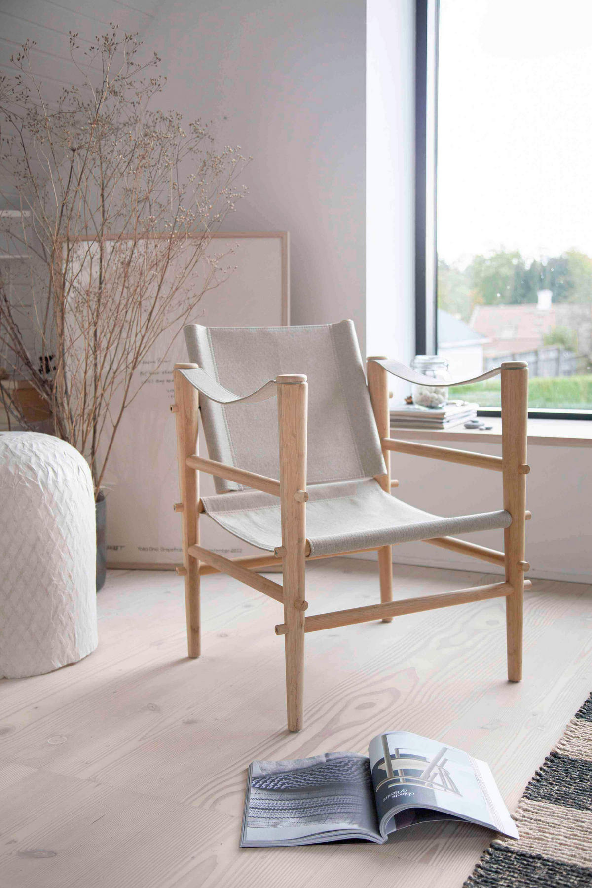 LOUNGESESSEL  - Beige/Naturfarben, Design, Holz (59/79/61cm) - MID.YOU