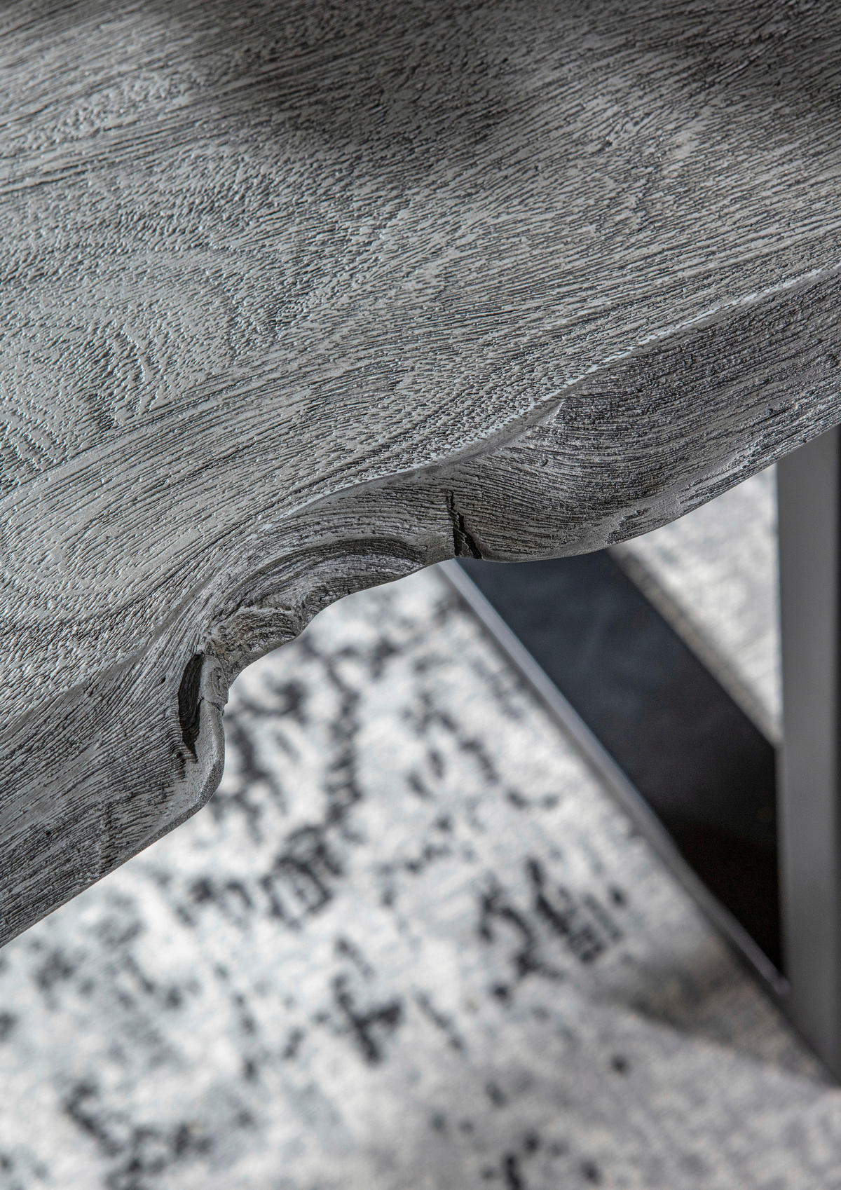 ESSTISCH in Holz 160/90/76 cm  - Schwarz/Grau, ROMANTIK / LANDHAUS, Holz/Metall (160/90/76cm) - Landscape