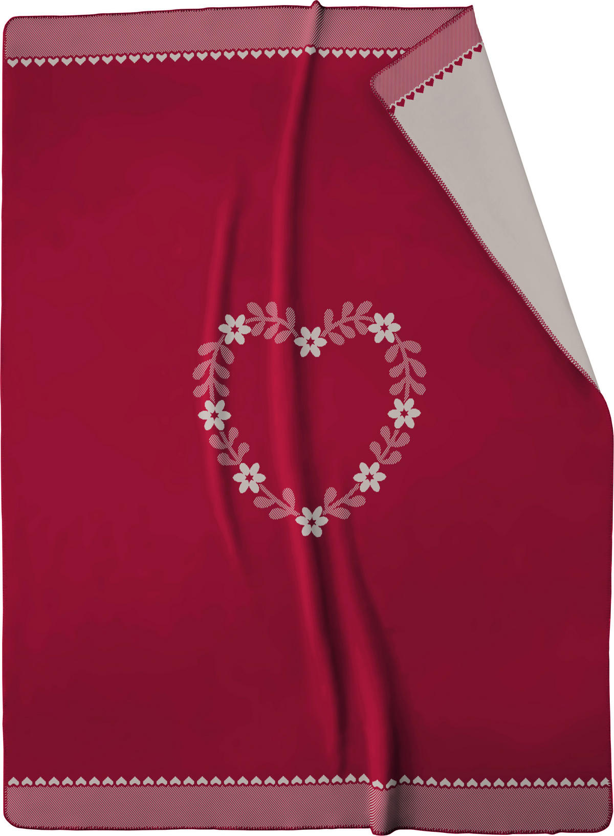 ĆEBE 150/200 cm crvena  - crvena, Konvencionalno, tekstil/plastika (150/200cm)